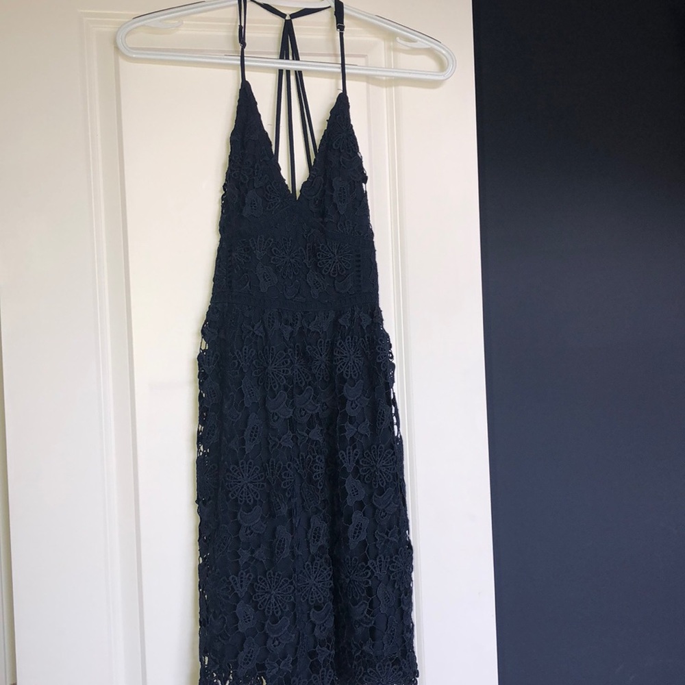 Hollister Blue Lace Dress